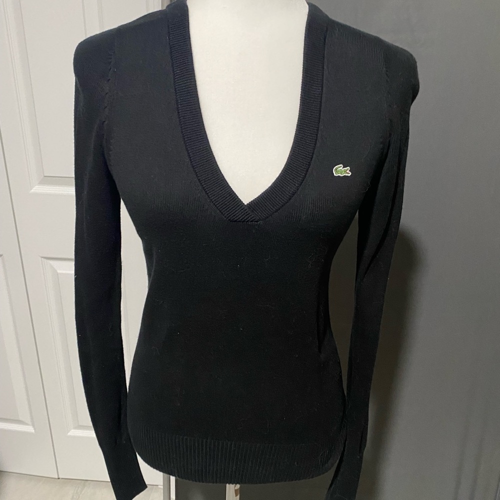 Lacoste V Neck Sweater